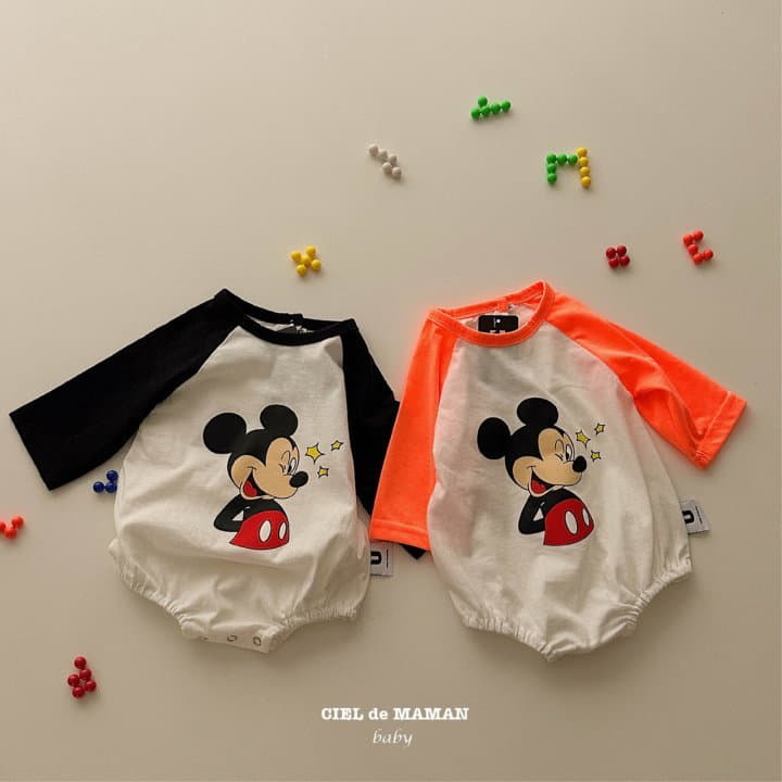 Ciel De Maman - Korean Baby Fashion - #onlinebabyshop - Raglan M Bodysuit - 10