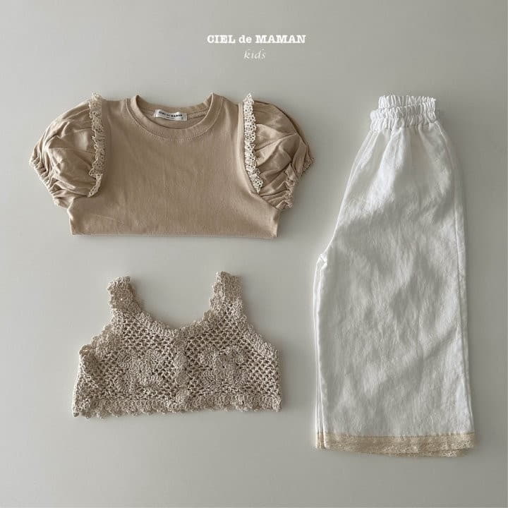 Ciel De Maman - Korean Children Fashion - #childofig - Knit Bustier - 4
