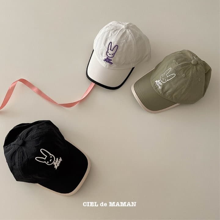 Ciel De Maman - Korean Children Fashion - #kidsshorts - Rabbit Ball Cap