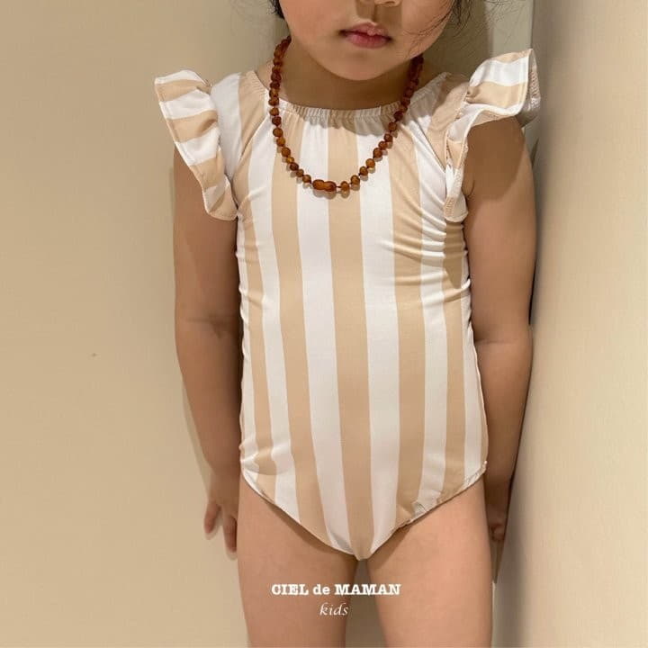 Ciel De Maman - Korean Children Fashion - #kidsstore - Jane Swim Top Bottom Set - 3