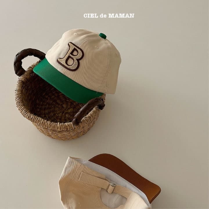 Ciel De Maman - Korean Children Fashion - #kidzfashiontrend - B Ball Cap - 2