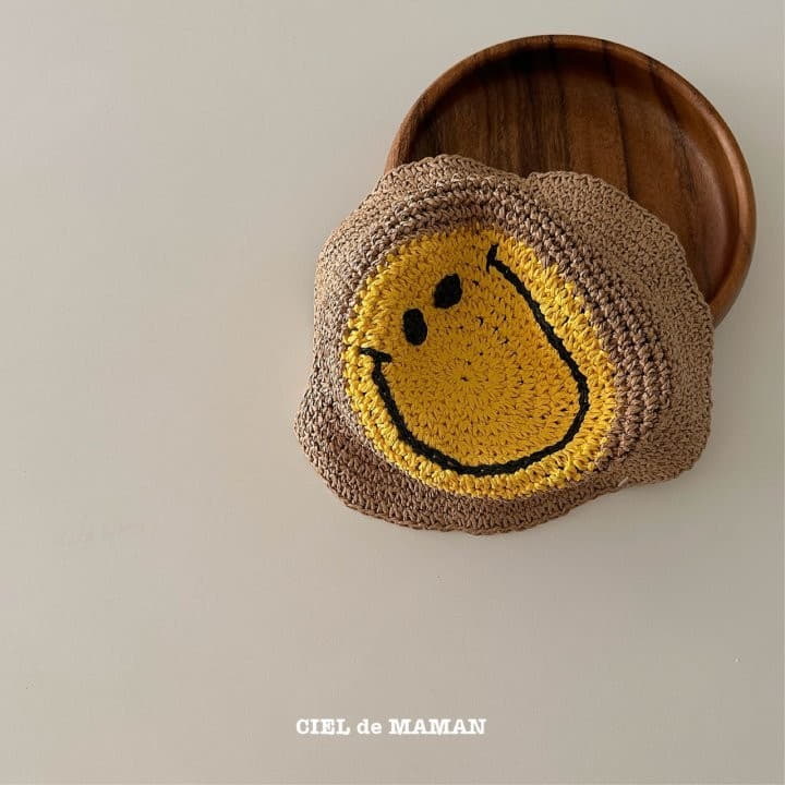 Ciel De Maman - Korean Children Fashion - #littlefashionista - Smile Straw Hat - 2