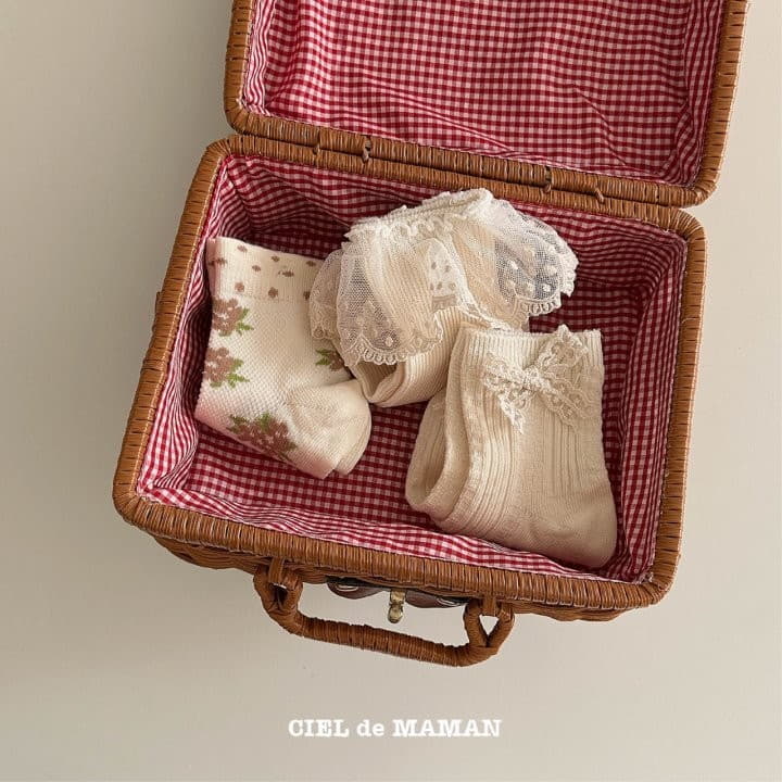 Ciel De Maman - Korean Children Fashion - #littlefashionista - Lace Socks Set