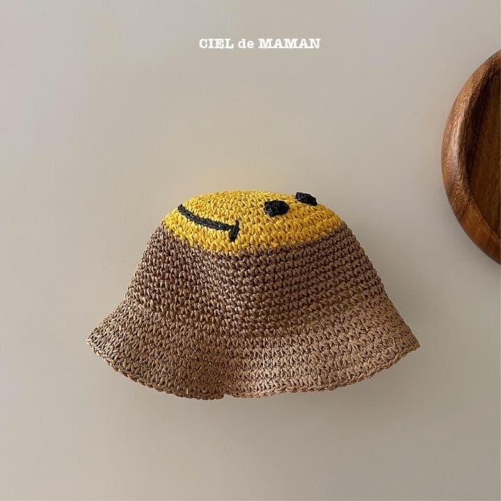 Ciel De Maman - Korean Children Fashion - #magicofchildhood - Smile Straw Hat - 3
