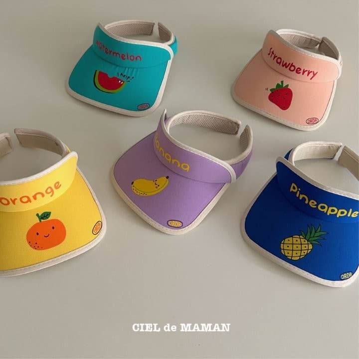 Ciel De Maman - Korean Children Fashion - #minifashionista - Fruit Sun Cap - 8