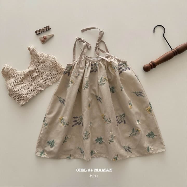 Ciel De Maman - Korean Children Fashion - #stylishchildhood - Embrodiery One-piece - 3