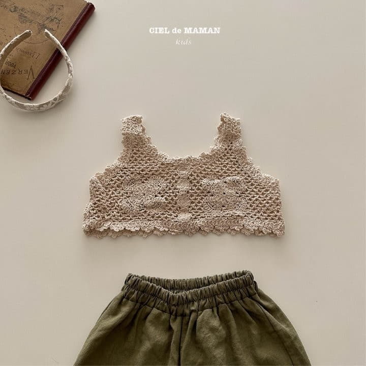 Ciel De Maman - Korean Children Fashion - #stylishchildhood - Knit Bustier - 2