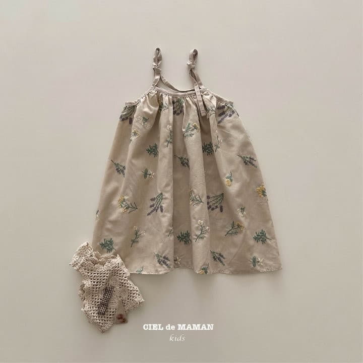 Ciel De Maman - Korean Children Fashion - #toddlerclothing - Embrodiery One-piece - 2