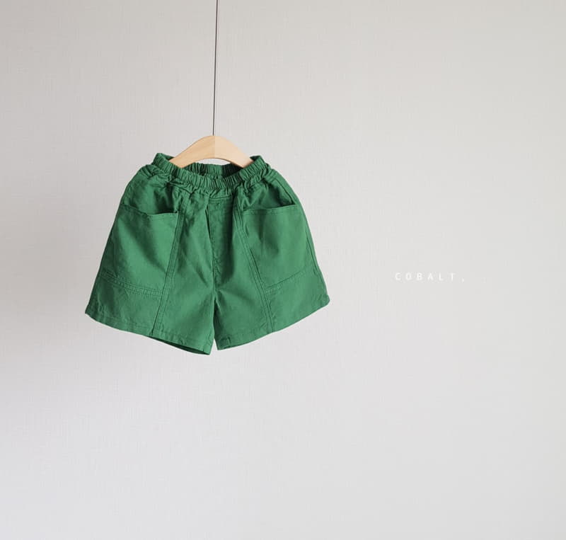 Cobalt - Korean Children Fashion - #kidsstore - Linen Pocket Shorts - 3