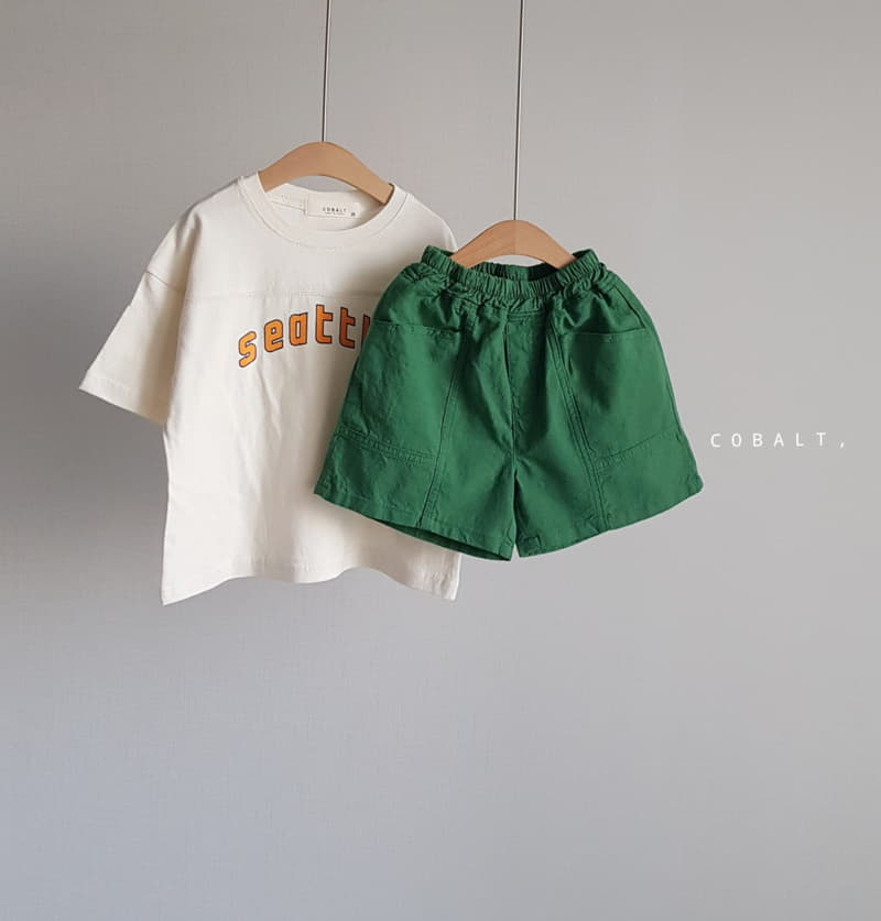Cobalt - Korean Children Fashion - #littlefashionista - Linen Pocket Shorts - 6