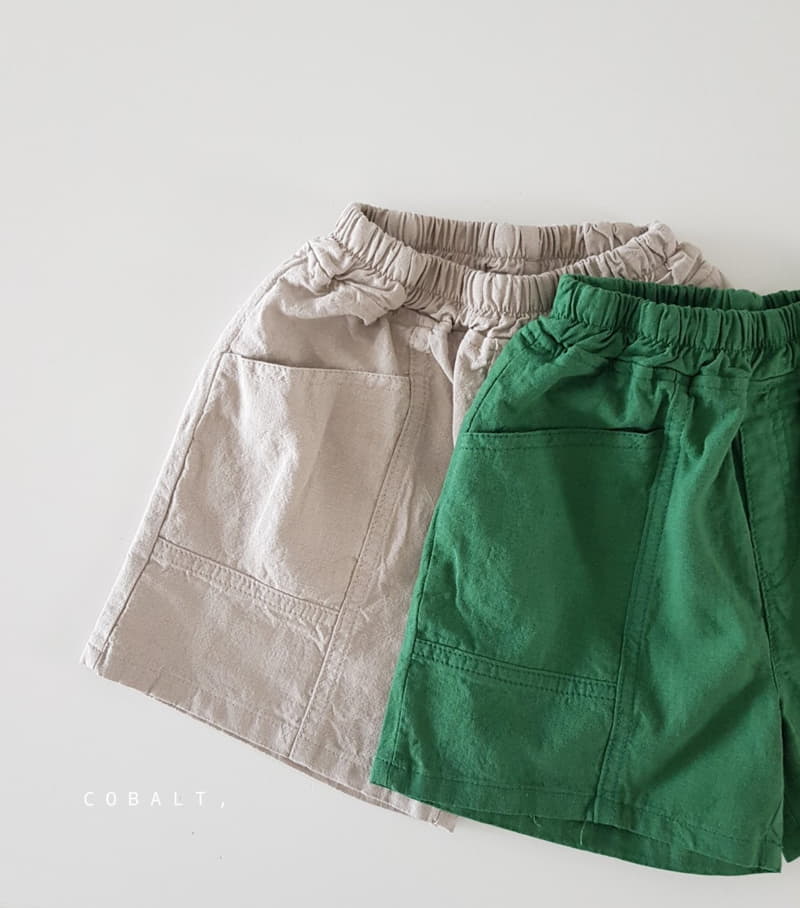Cobalt - Korean Children Fashion - #minifashionista - Linen Pocket Shorts - 8