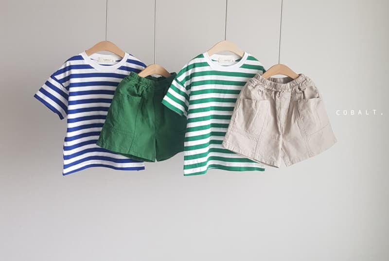 Cobalt - Korean Children Fashion - #toddlerclothing - Linen Pocket Shorts - 11