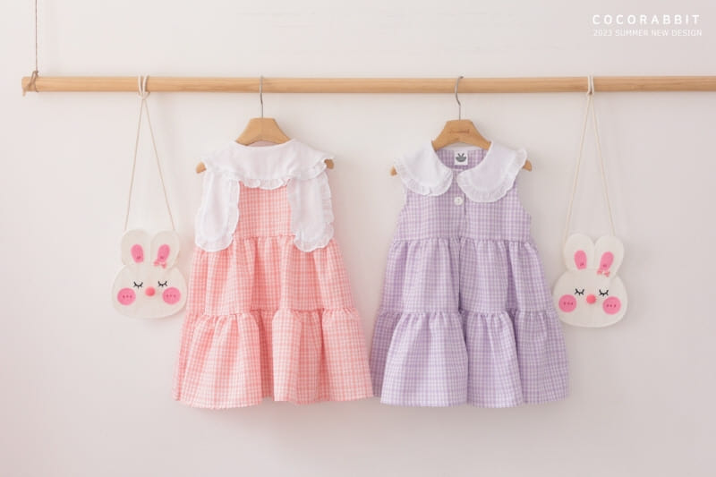 Coco Rabbit - Korean Children Fashion - #Kfashion4kids - Check Rabbit One-piece - 11