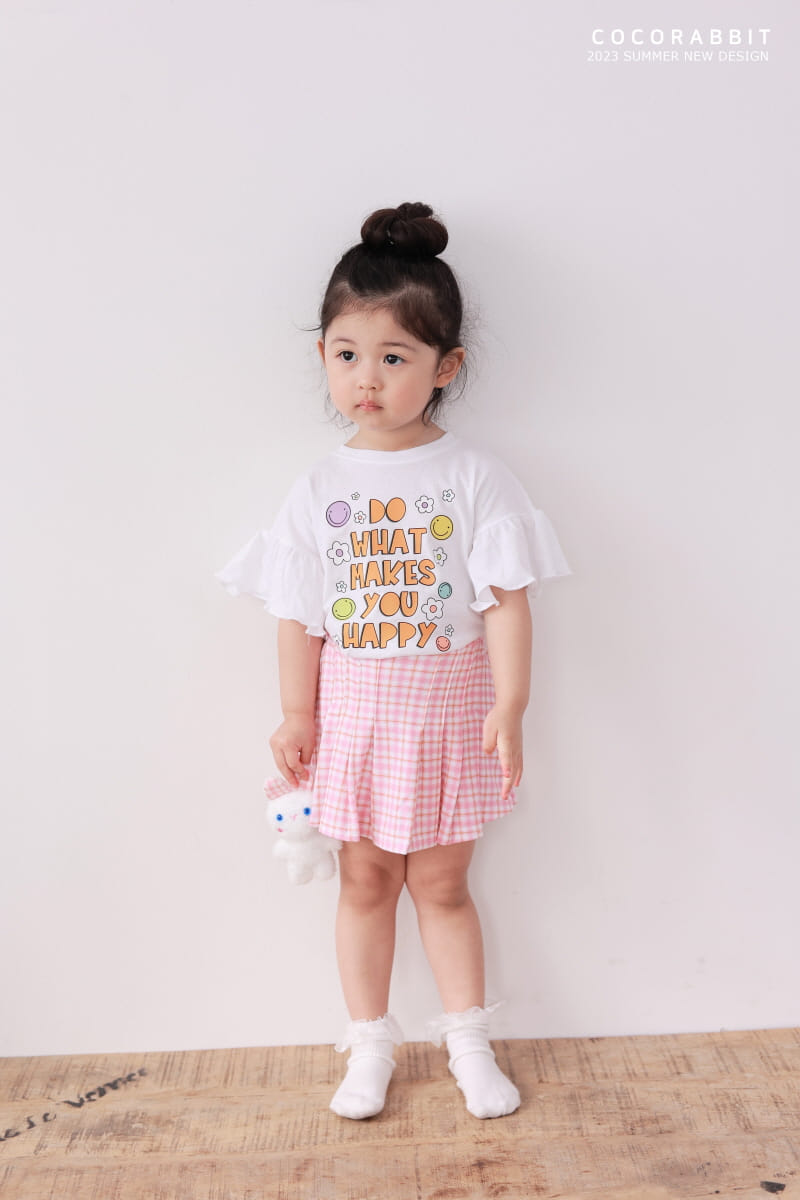 Coco Rabbit - Korean Children Fashion - #Kfashion4kids - Check Wrinkle Skirt - 10