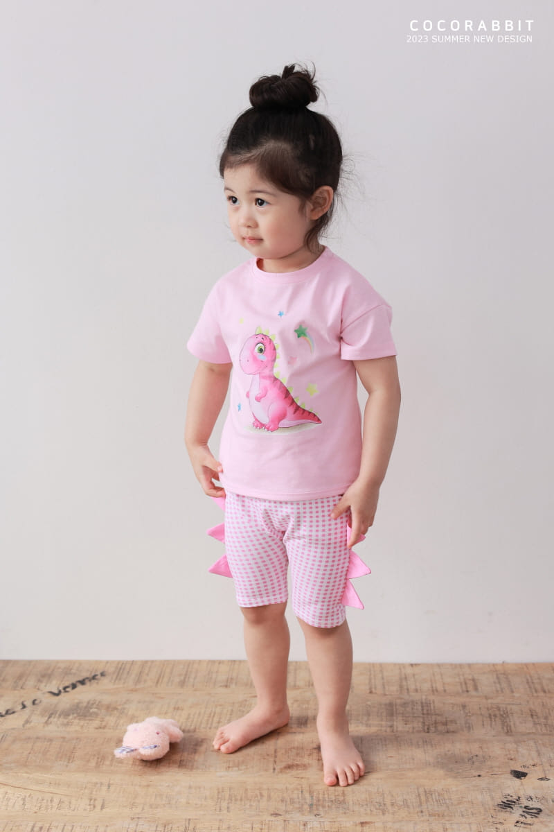 Coco Rabbit - Korean Children Fashion - #Kfashion4kids - Check Dino Pants - 9