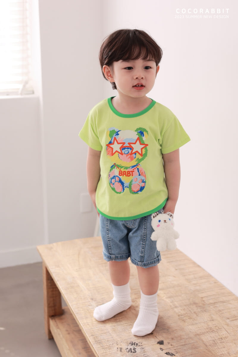 Coco Rabbit - Korean Children Fashion - #Kfashion4kids - Star Bear TEe - 2