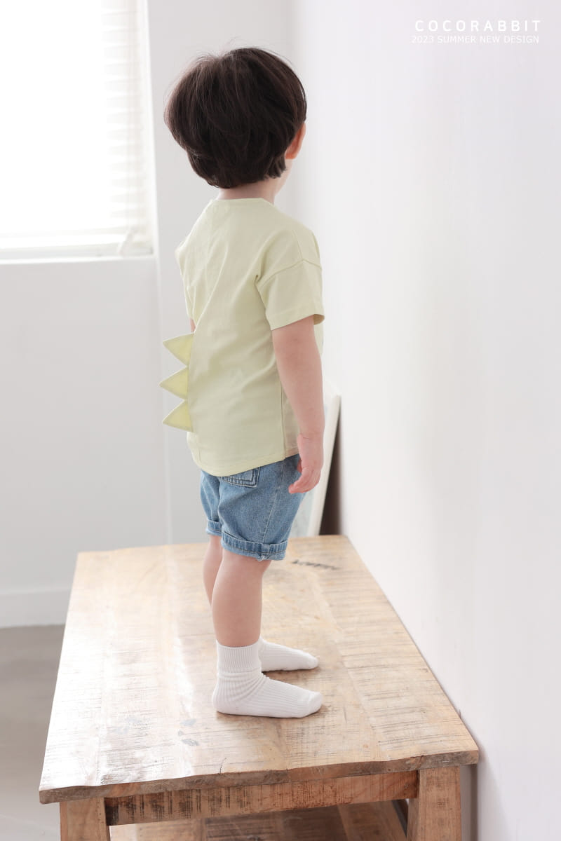 Coco Rabbit - Korean Children Fashion - #stylishchildhood - Dino Slit Jeans - 4