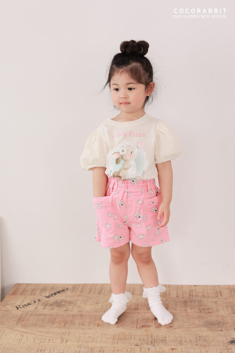 Coco Rabbit - Korean Children Fashion - #childofig - Rabbit Puff Sha Tee - 7