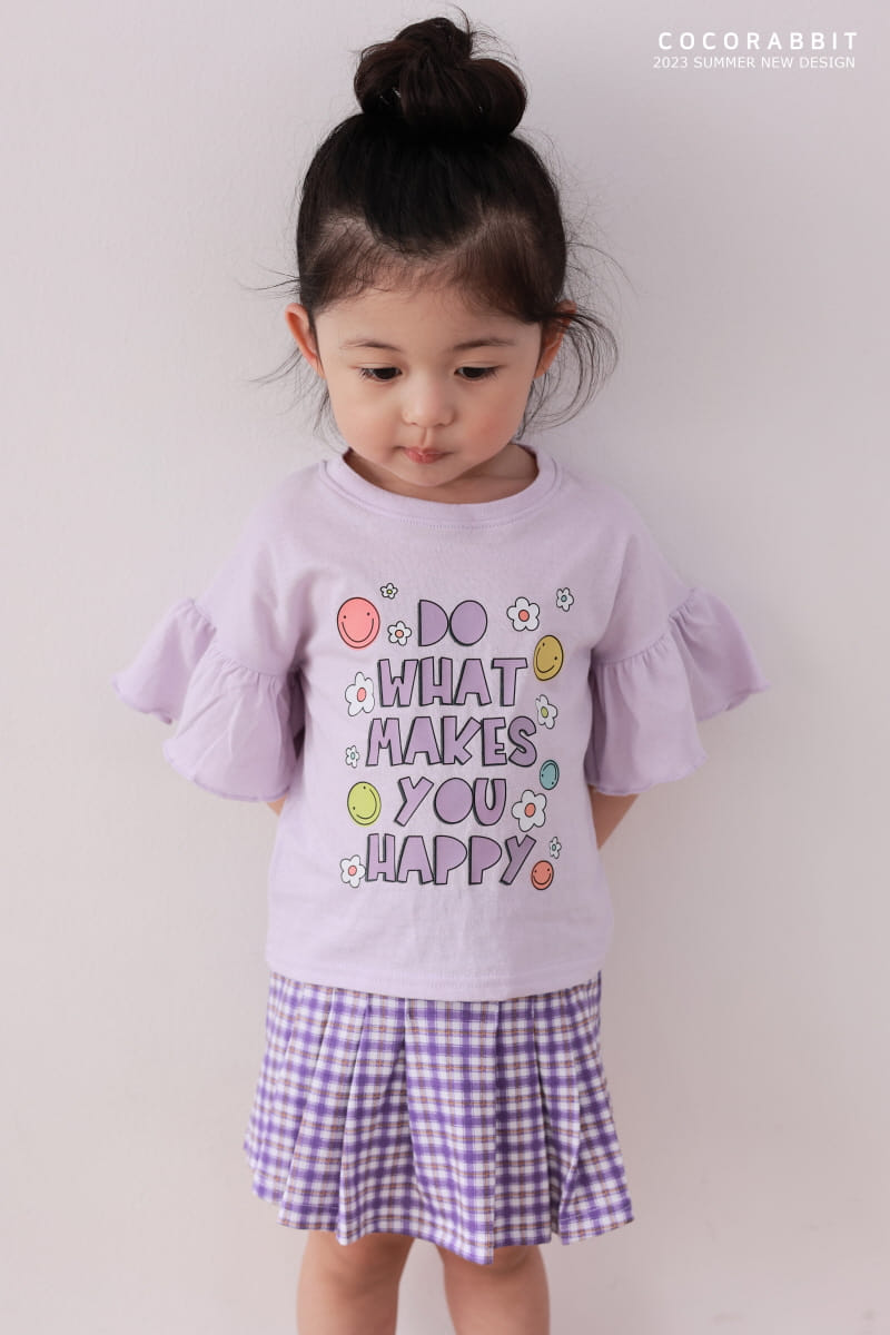 Coco Rabbit - Korean Children Fashion - #childofig - Check Wrinkle Skirt - 2