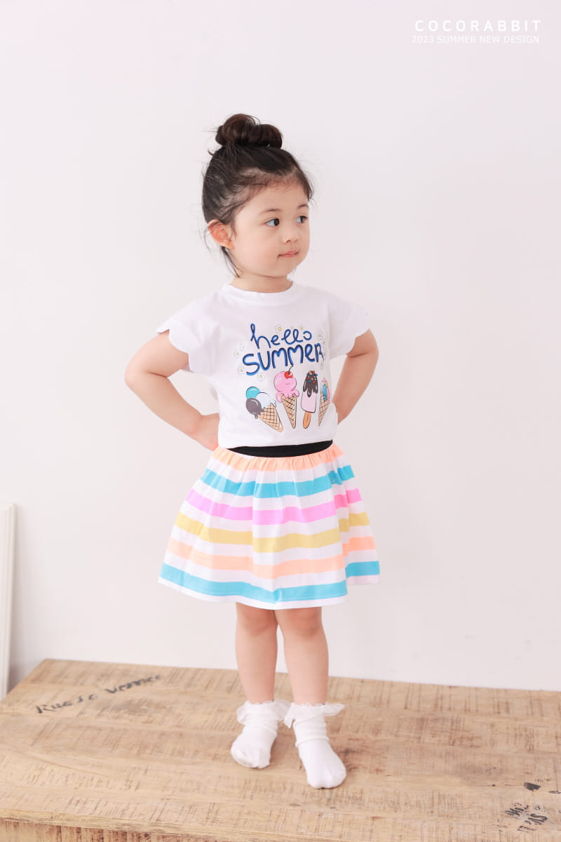 Coco Rabbit - Korean Children Fashion - #childofig - Summer Ice Cream Tee - 9