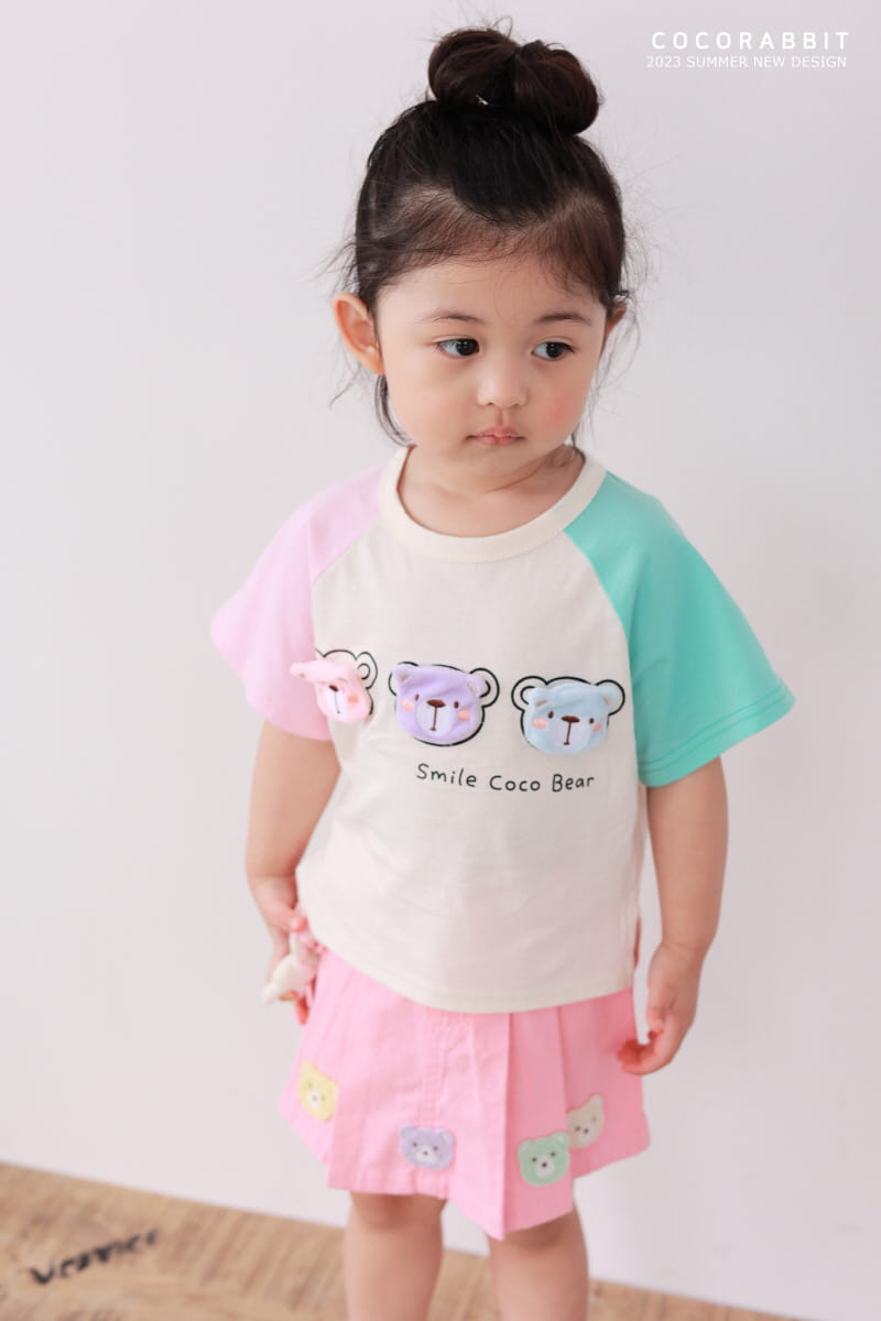 Coco Rabbit - Korean Children Fashion - #childofig - Color Face Tee - 6