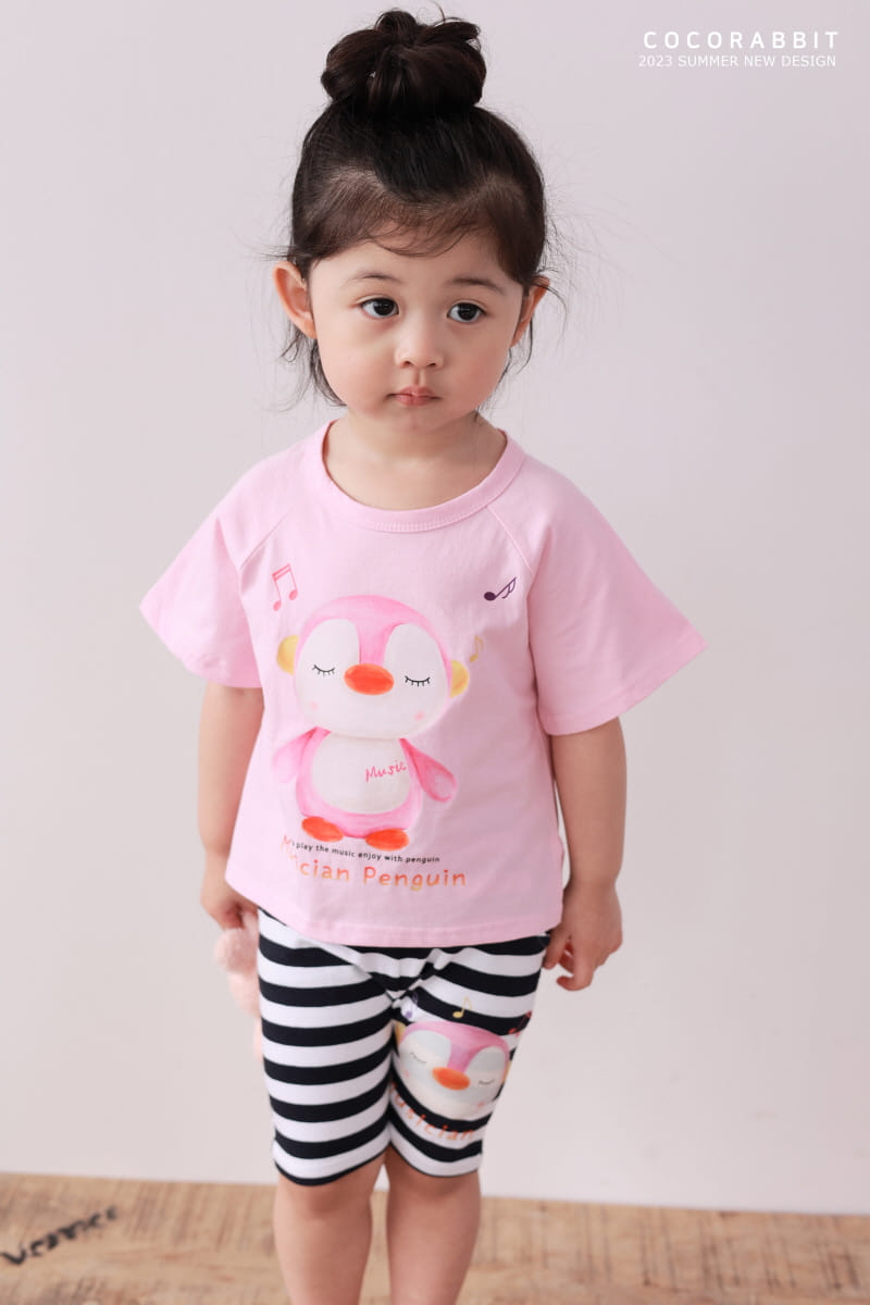 Coco Rabbit - Korean Children Fashion - #childofig - Music Penguin Tee - 5