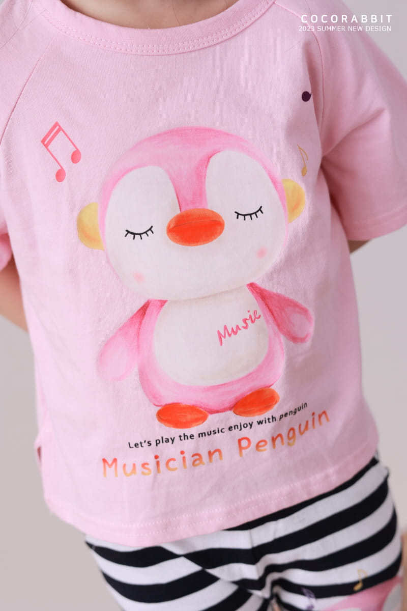 Coco Rabbit - Korean Children Fashion - #childofig - Music Penguin Tee - 6