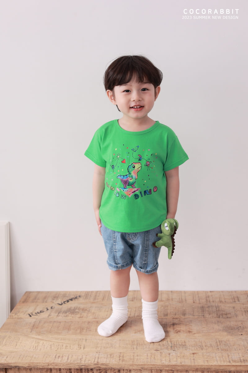 Coco Rabbit - Korean Children Fashion - #childrensboutique - Dino Slit Jeans - 5