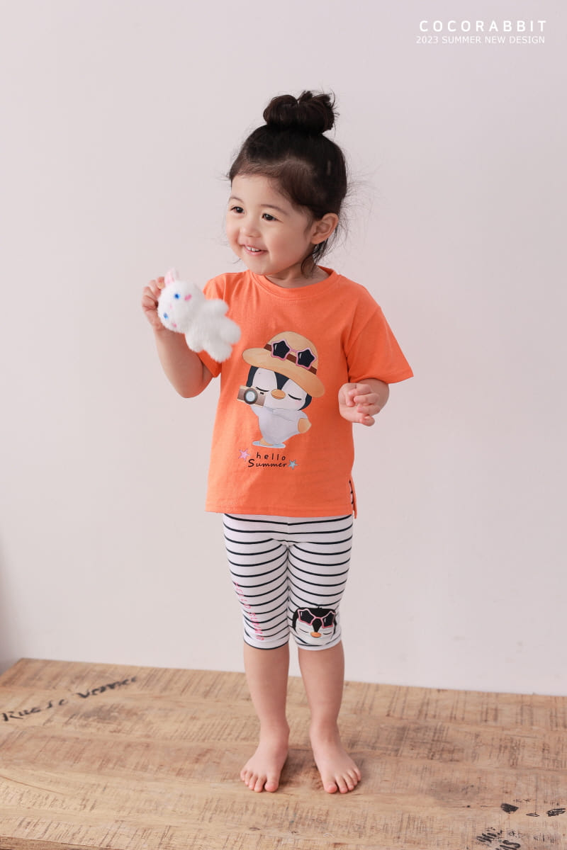 Coco Rabbit - Korean Children Fashion - #childrensboutique - Penguin Leggings - 9