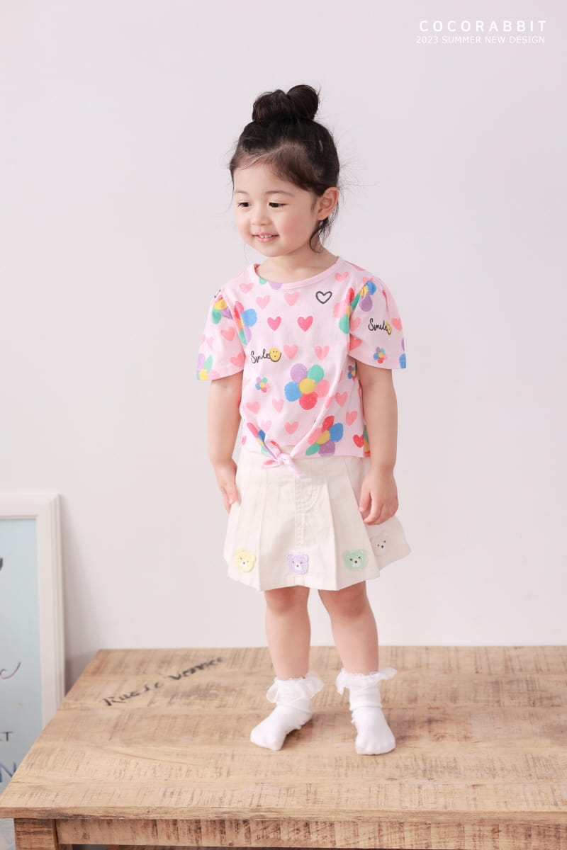 Coco Rabbit - Korean Children Fashion - #designkidswear - Flower Ribbon Tee - 7