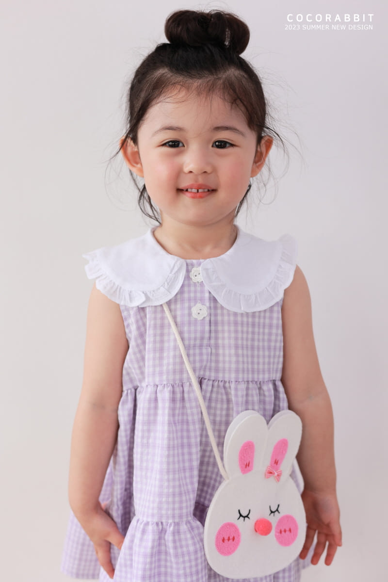 Coco Rabbit - Korean Children Fashion - #designkidswear - Check Rabbit One-piece - 5