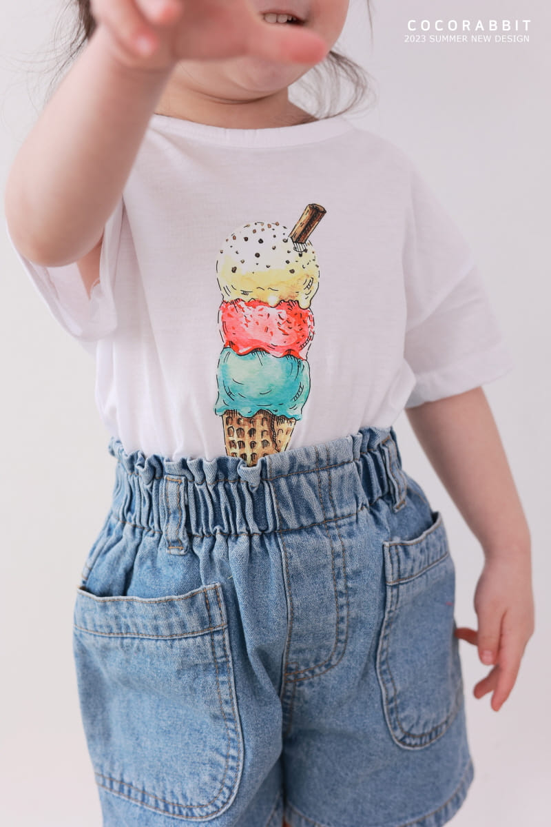 Coco Rabbit - Korean Children Fashion - #designkidswear - Denim Pocket Pants - 2