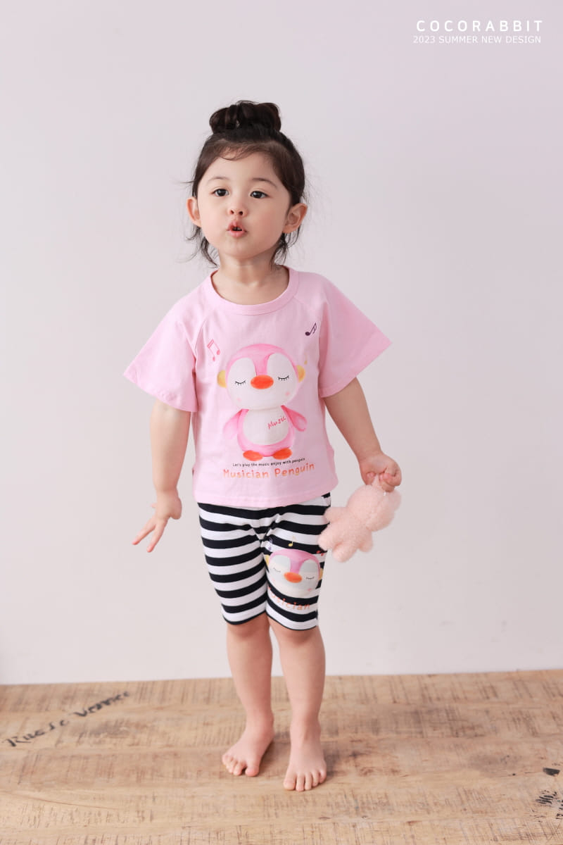 Coco Rabbit - Korean Children Fashion - #designkidswear - Music Penguin Tee - 8