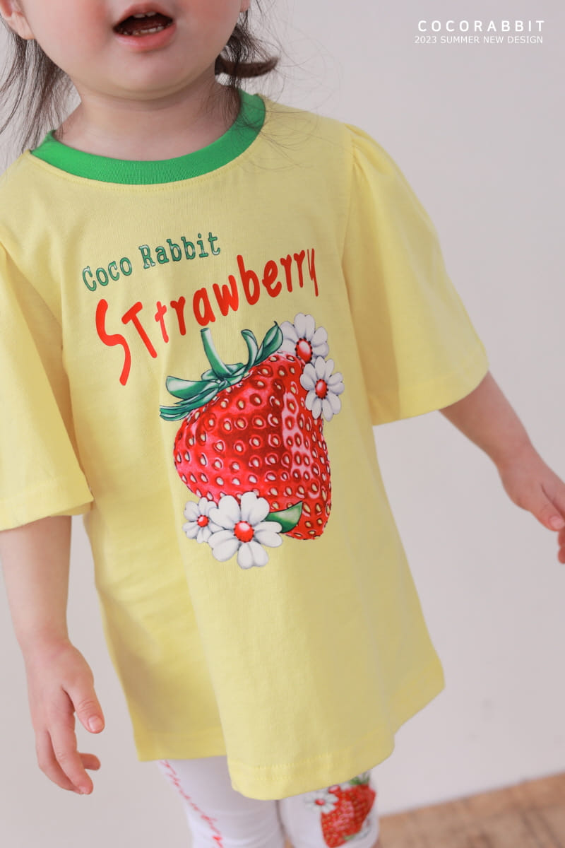 Coco Rabbit - Korean Children Fashion - #designkidswear - Strawberry Tee