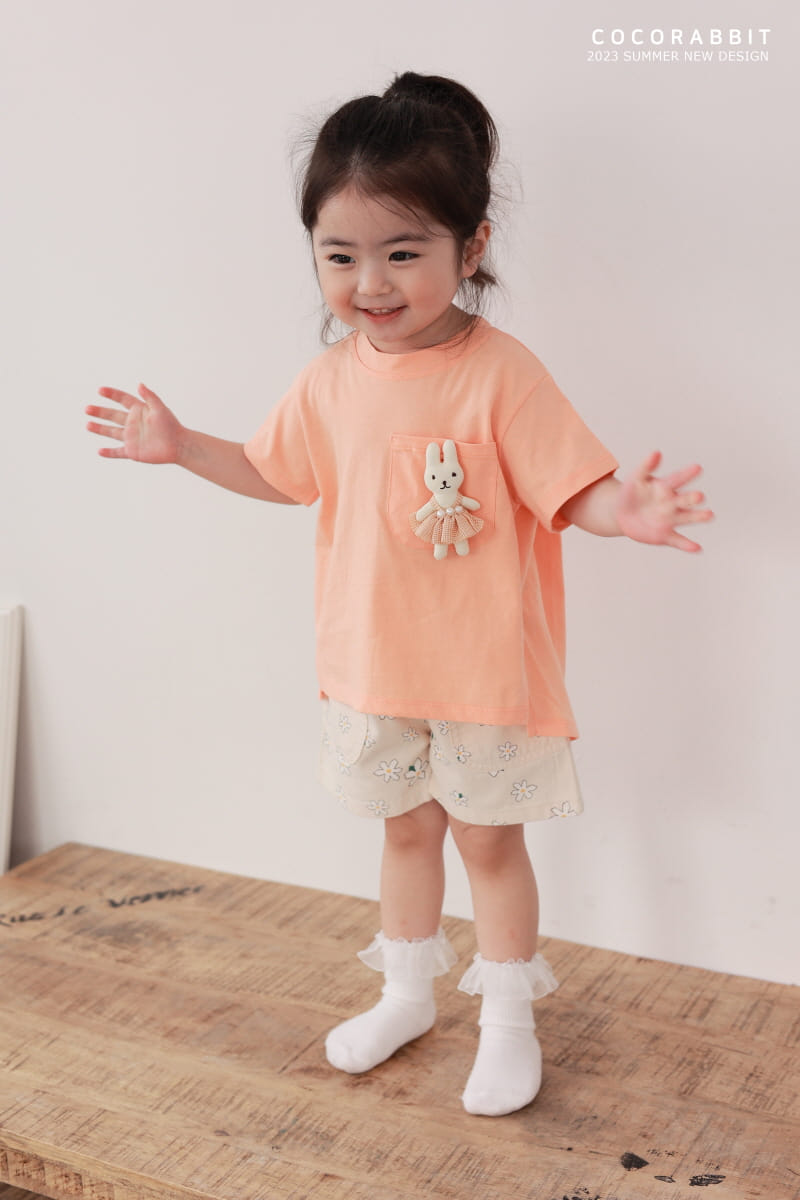 Coco Rabbit - Korean Children Fashion - #discoveringself - Flower Pocket Pants - 10