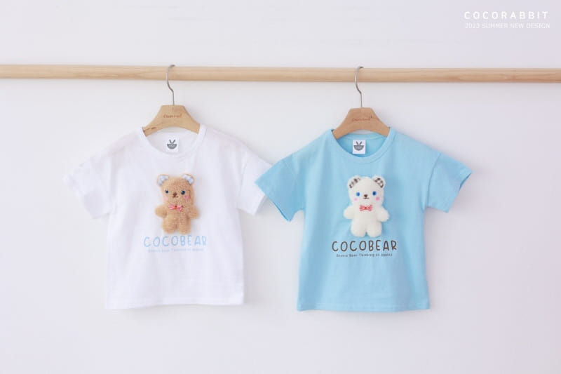 Coco Rabbit - Korean Children Fashion - #designkidswear - Bear Doll Tee - 4