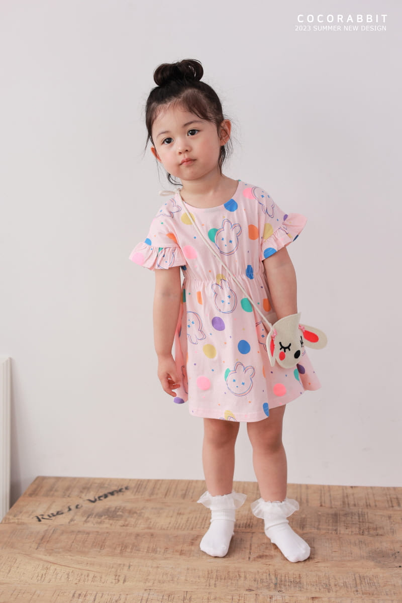 Coco Rabbit - Korean Children Fashion - #designkidswear - Dot Rabbit One-piece - 4