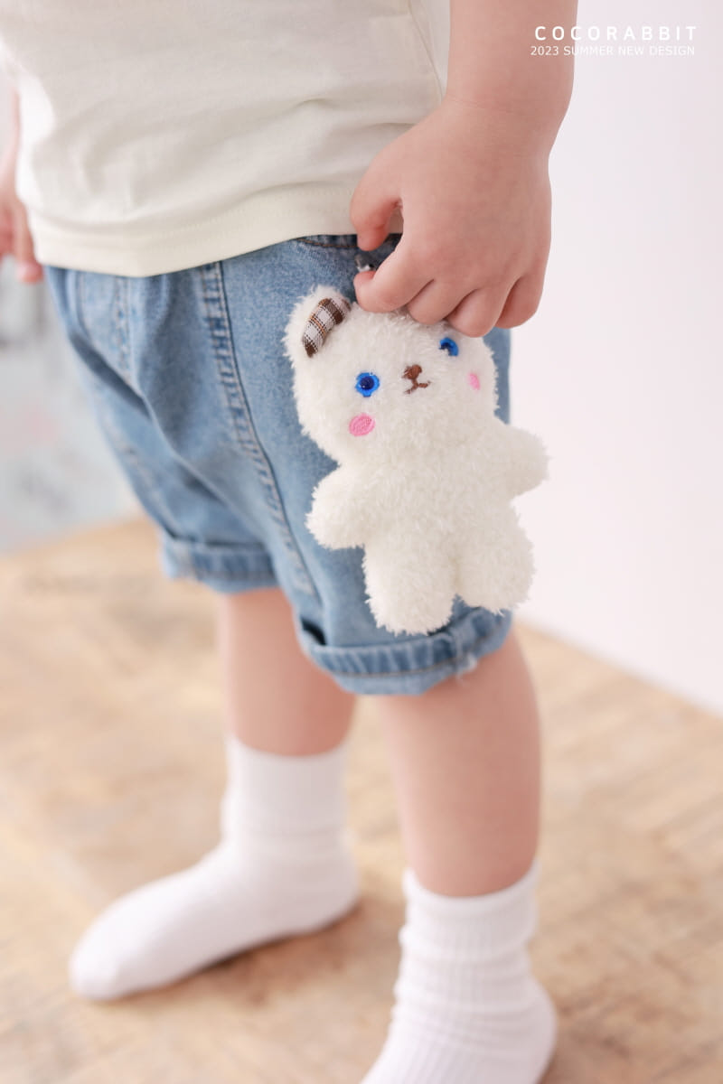 Coco Rabbit - Korean Children Fashion - #fashionkids - Bear Slit Jenas - 6