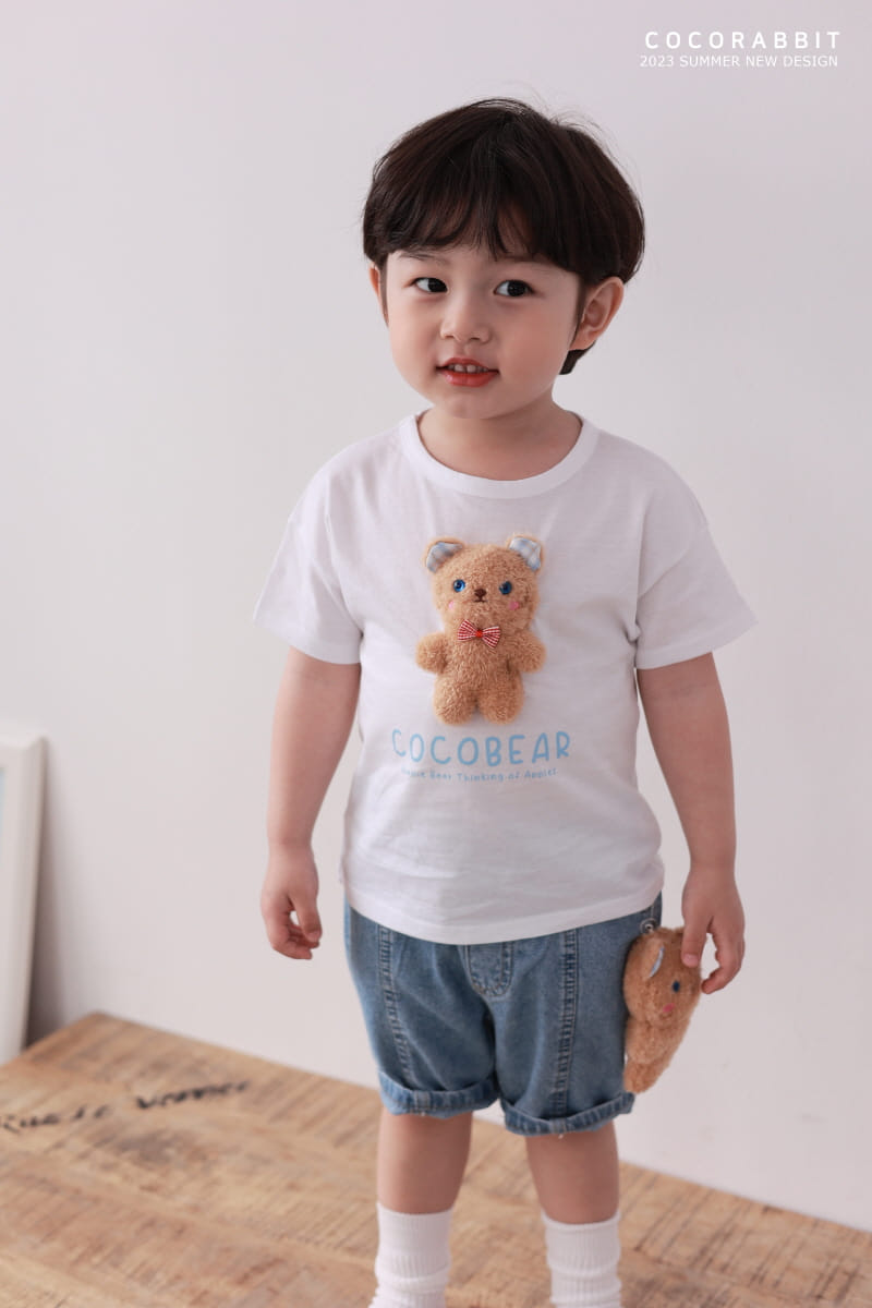 Coco Rabbit - Korean Children Fashion - #fashionkids - Bear Doll Tee - 5