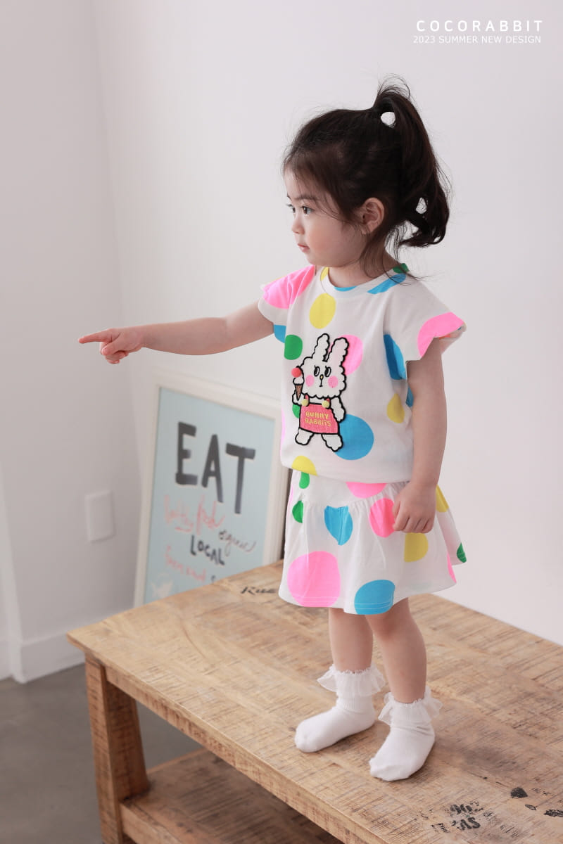 Coco Rabbit - Korean Children Fashion - #fashionkids - Dot Rabbit Tee - 6
