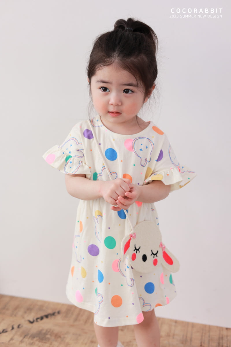 Coco Rabbit - Korean Children Fashion - #fashionkids - Dot Rabbit One-piece - 5
