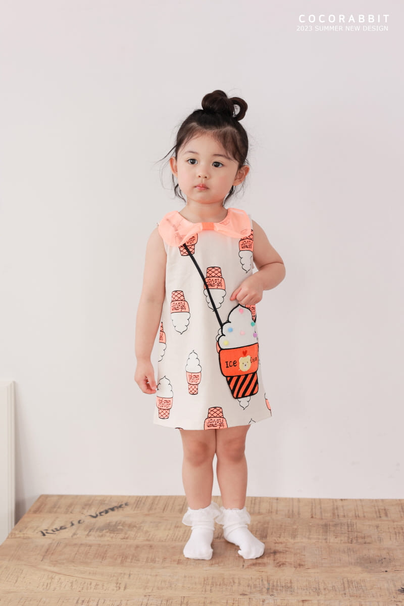 Coco Rabbit - Korean Children Fashion - #kidsshorts - Ice Cream One-piece - 2