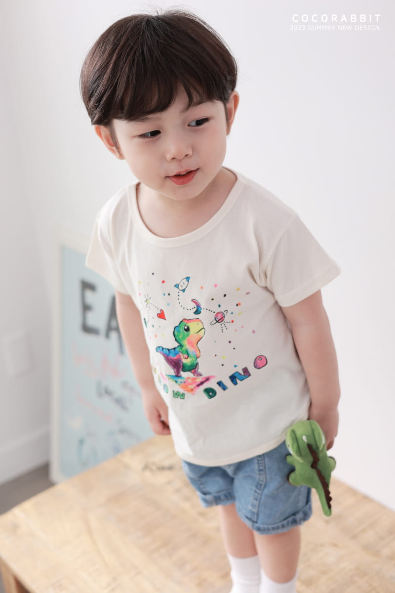 Coco Rabbit - Korean Children Fashion - #kidsstore - Dino Slit Jeans - 10