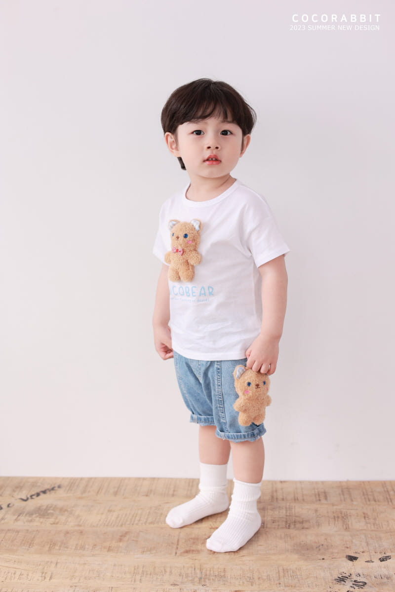 Coco Rabbit - Korean Children Fashion - #kidsstore - Bear Doll Tee - 7