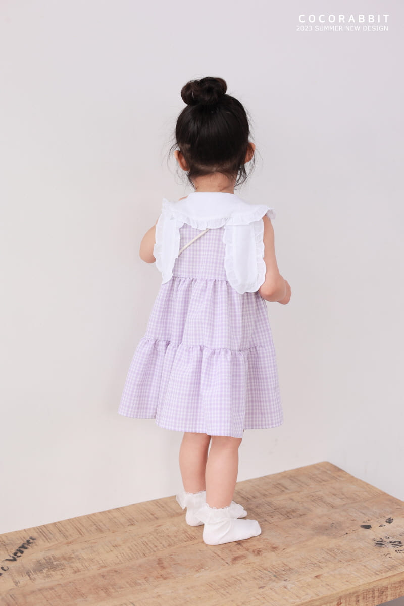 Coco Rabbit - Korean Children Fashion - #kidsstore - Check Rabbit One-piece - 9