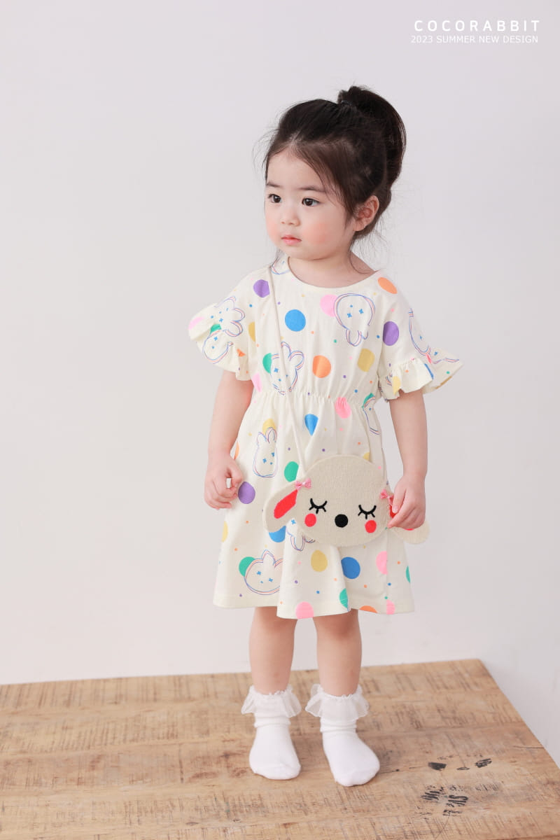Coco Rabbit - Korean Children Fashion - #kidsstore - Dot Rabbit One-piece - 7
