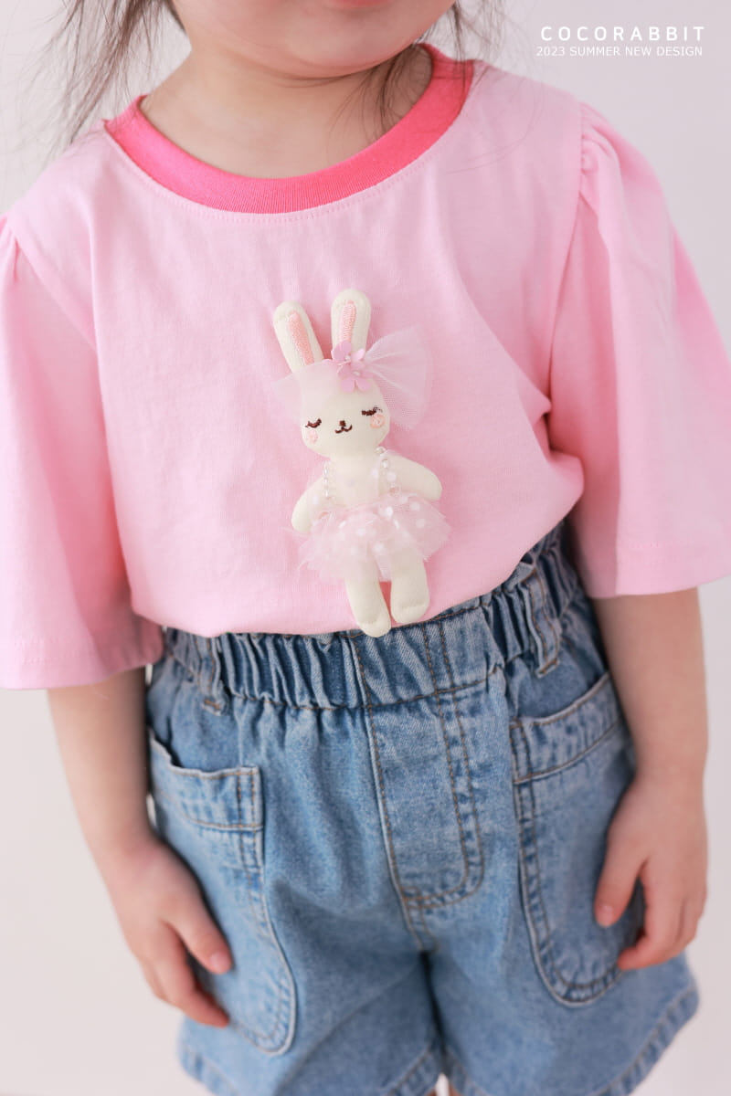 Coco Rabbit - Korean Children Fashion - #kidsstore - Carrot Rabbit Doll Tee
