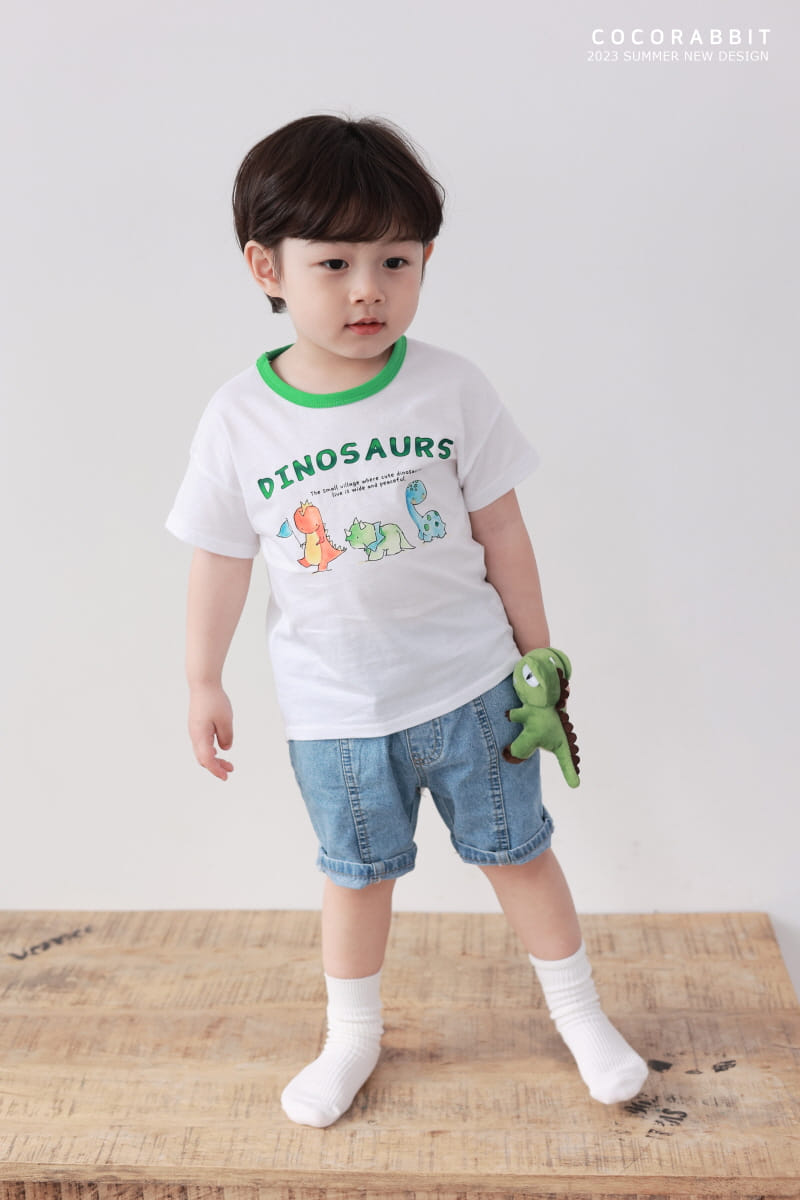 Coco Rabbit - Korean Children Fashion - #kidzfashiontrend - Dino Slit Jeans - 11