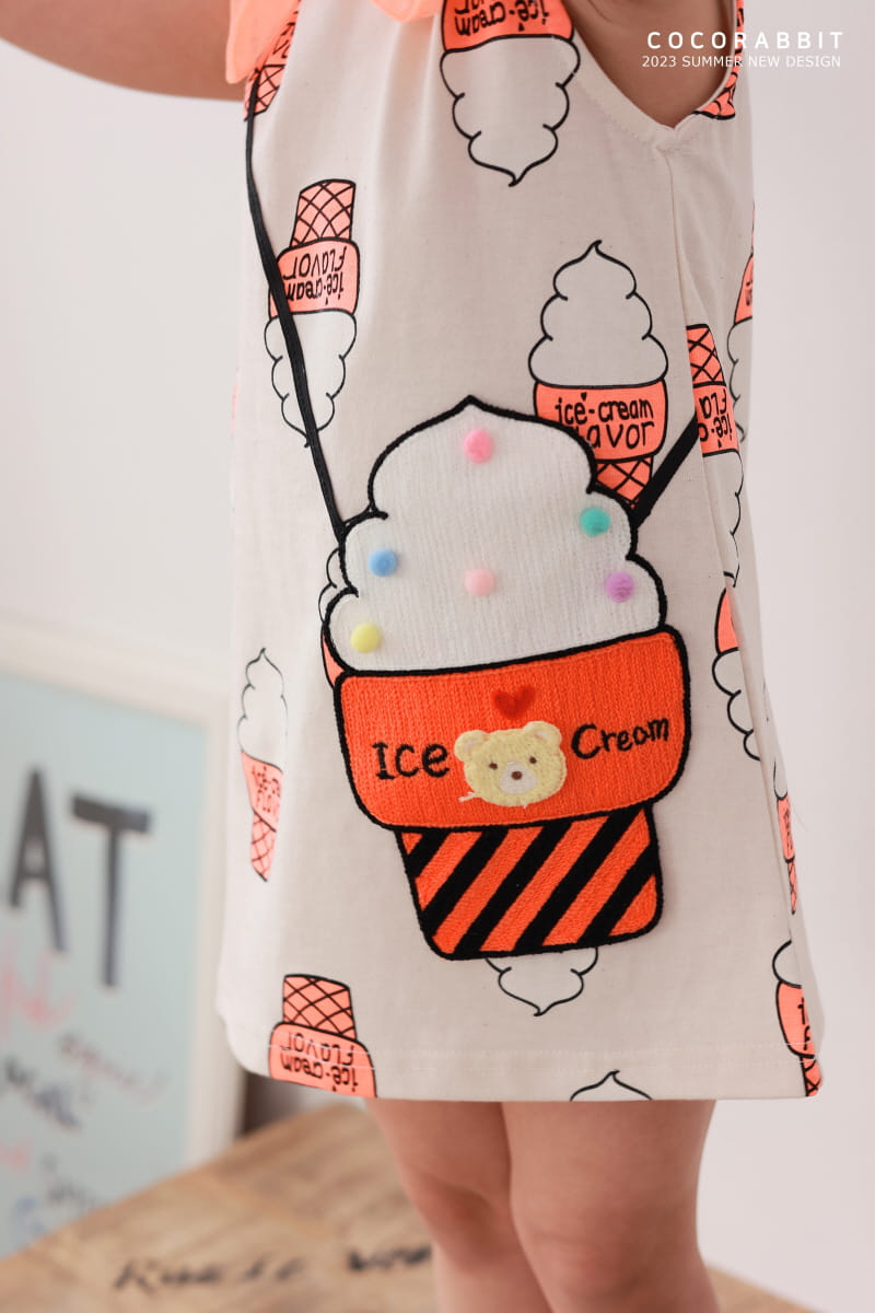 Coco Rabbit - Korean Children Fashion - #kidsstore - Ice Cream One-piece - 4