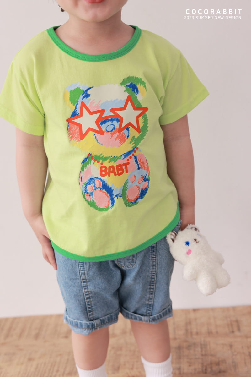 Coco Rabbit - Korean Children Fashion - #kidzfashiontrend - Star Bear TEe